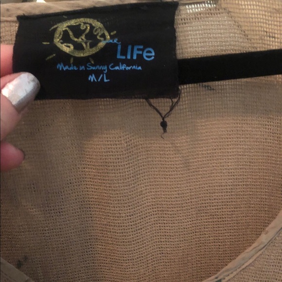 Blue Life Tunic Cover Up - Picture 3 of 7